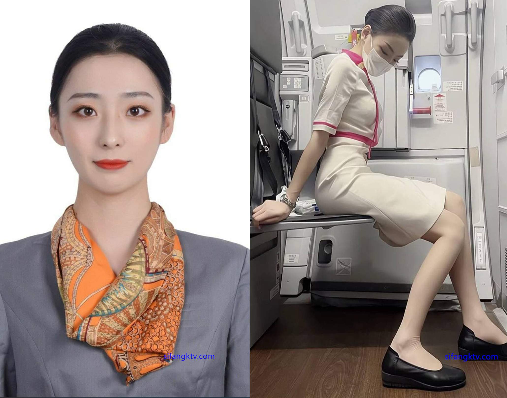 真实空姐各大航空美丽空姐【18P/98V/1.26G】-集乐社