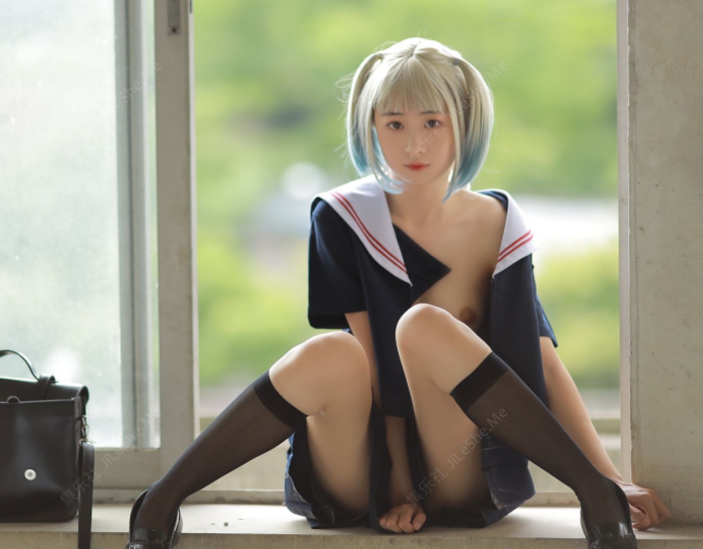 金鱼 – 探险 废弃教学楼 【47P/450M】-集乐社
