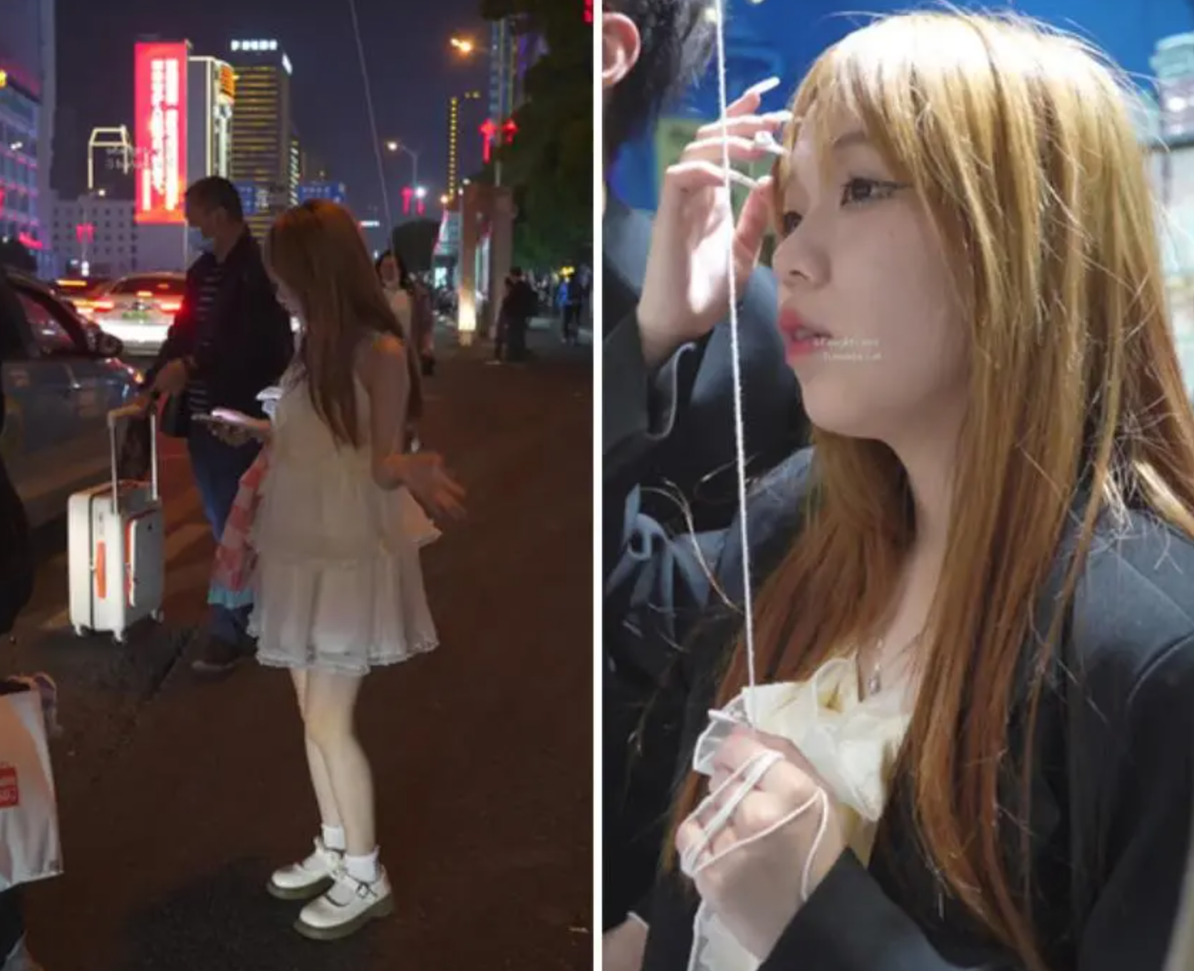 尾随偷拍美女裙底❤️蕾丝吊带裙小公主约会..双腿岔开露骚窄内给大家看好利来小姐姐肉丝内内怼镜头-集乐社