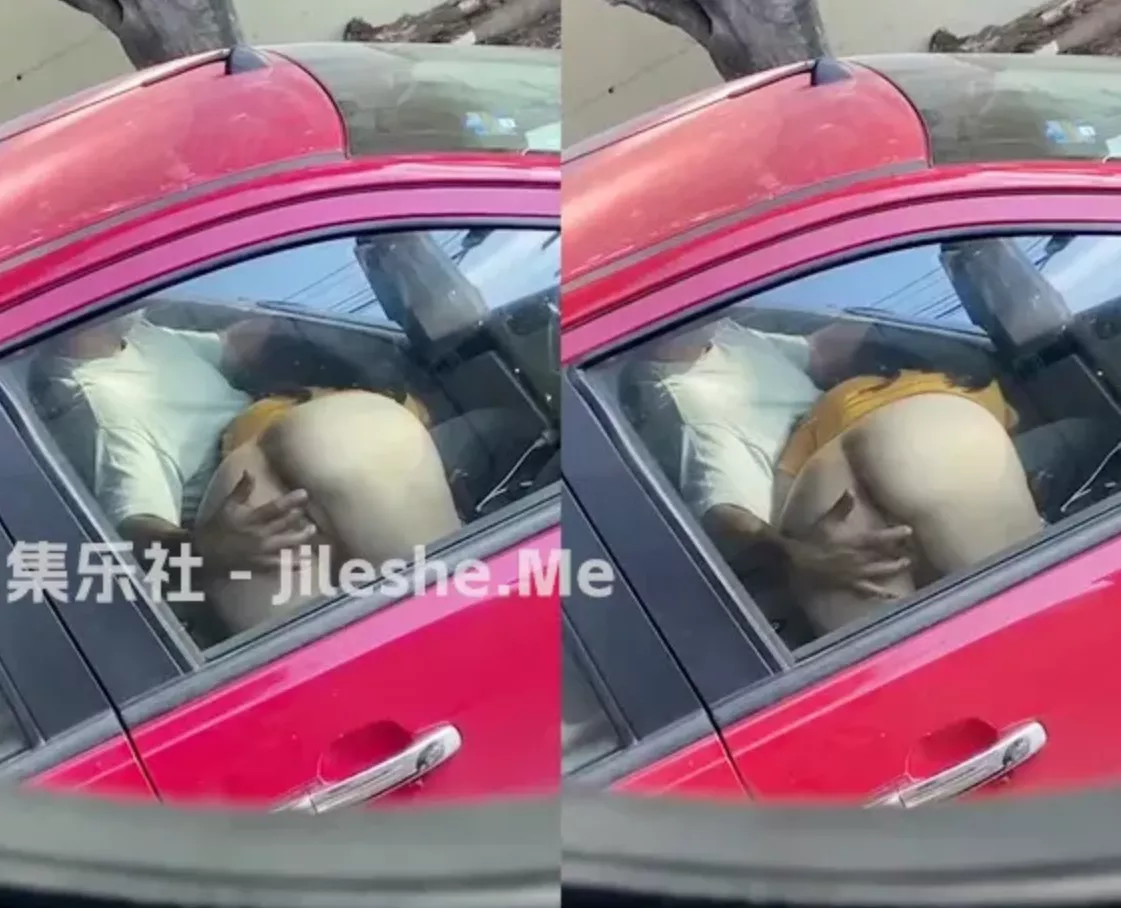 等红灯的时候旁边车的大哥一边开车一边扣副驾驶妹子的逼-集乐社