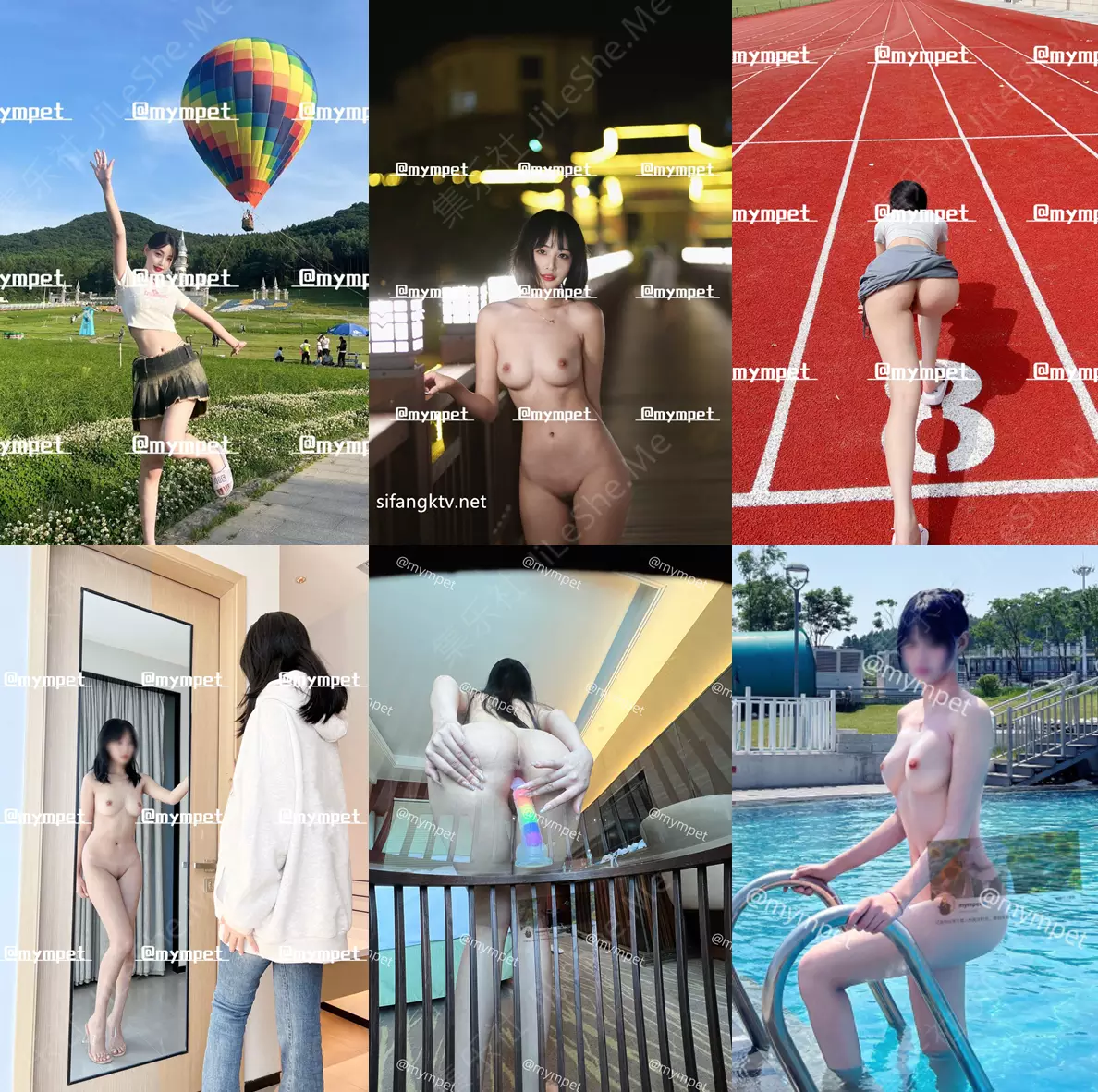 图片[9]-明星颜值露脸女神『MYMPET』被金主爸爸当成鸡巴套子，人前露出 遛狗调教啪啪【134V＋256P/3.67G】-集乐社