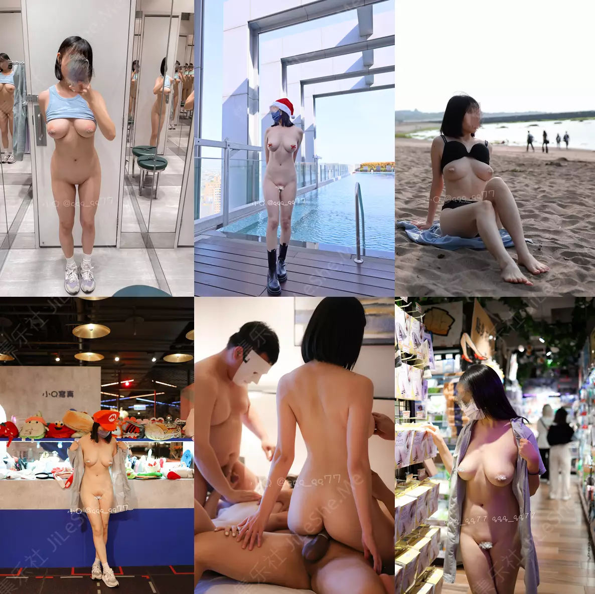 图片[3]-顶级身材NTR淫荡夫妻『小Q小K』群P淫乱盛宴，被大屌单男当成鸡巴套子 母狗就是随便使用的肉便器-集乐社